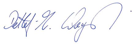 Unterschrift Detlef Woyciechowski